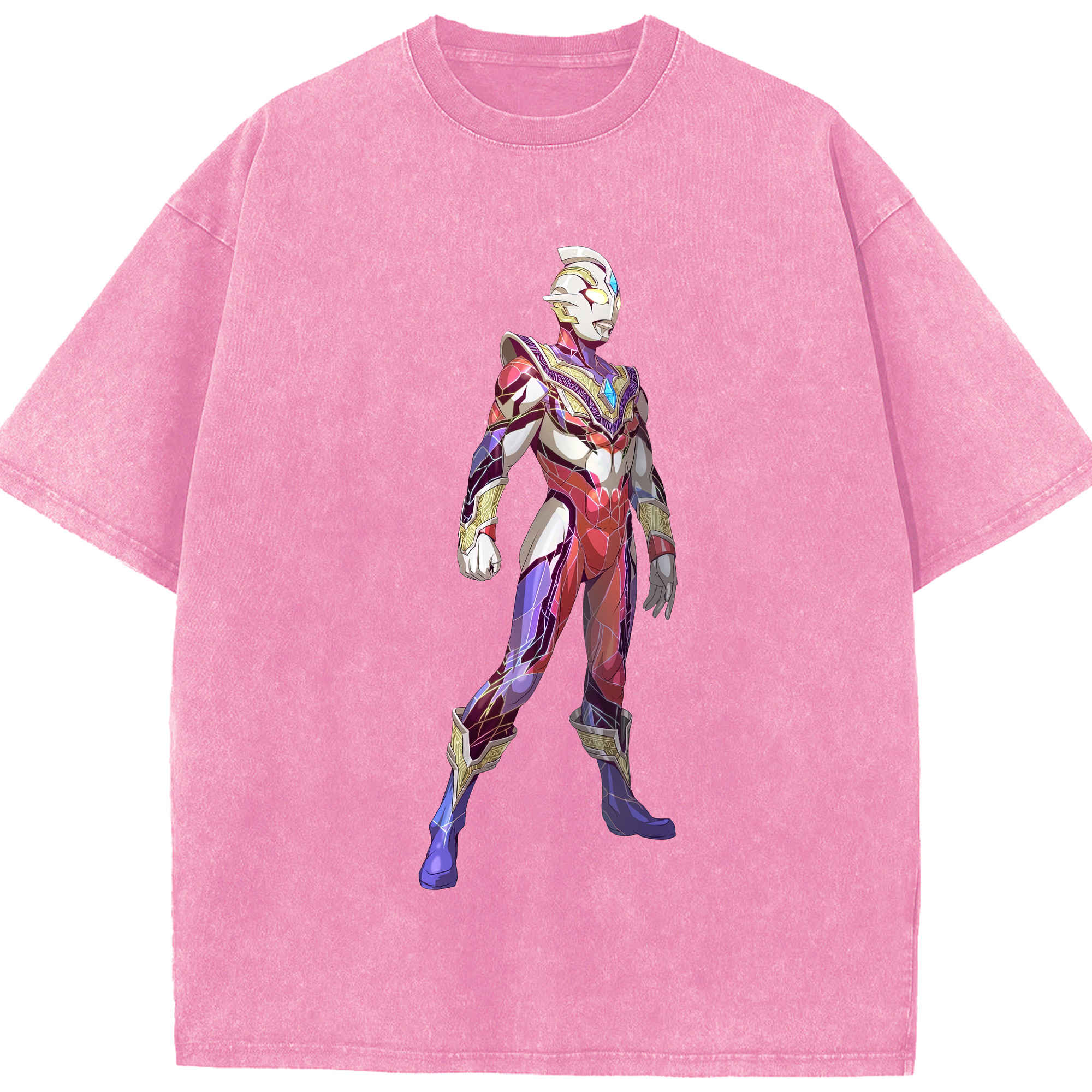 （画像用） ウルトラマン Ultraman 綿100% ヴィンテージ風 半袖Tシャツ（フロントプリント）